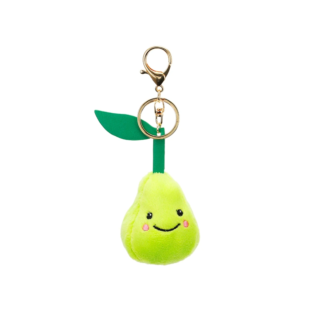 Fruit Mini Soft Plush Keychain Stuffed Custom Hand Made Embroidered Kids Gift Toys