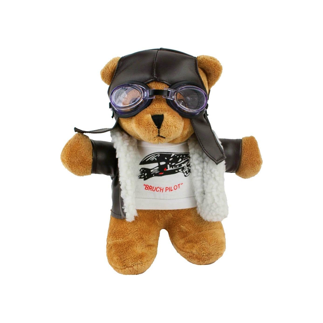 Teddys Rothenburg Cuddly Toy Pilot Bear with outfit goggles soft plush doll