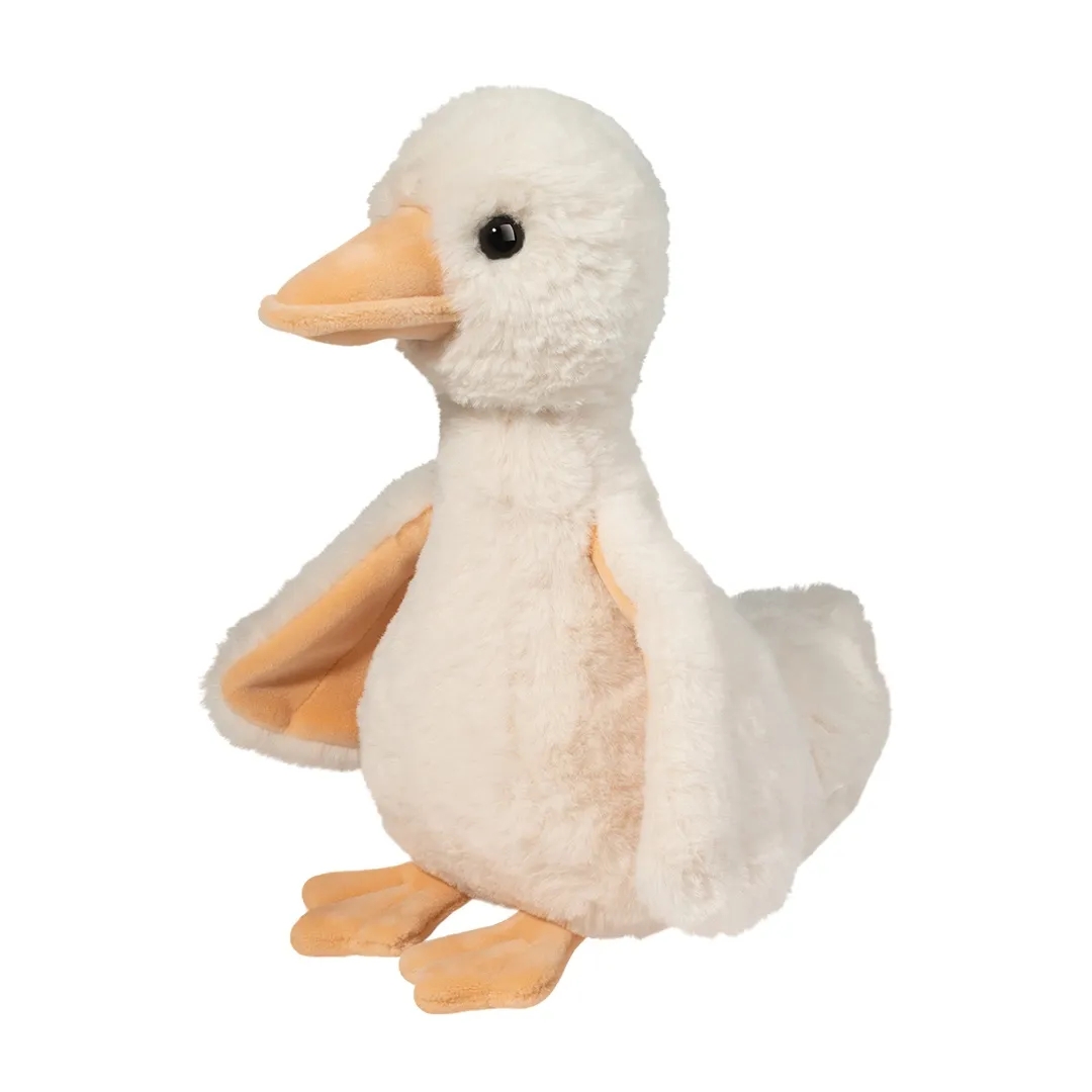 White Goose Plushie Toy Stuffed Duck Animal Squishy Swan Soft Doll