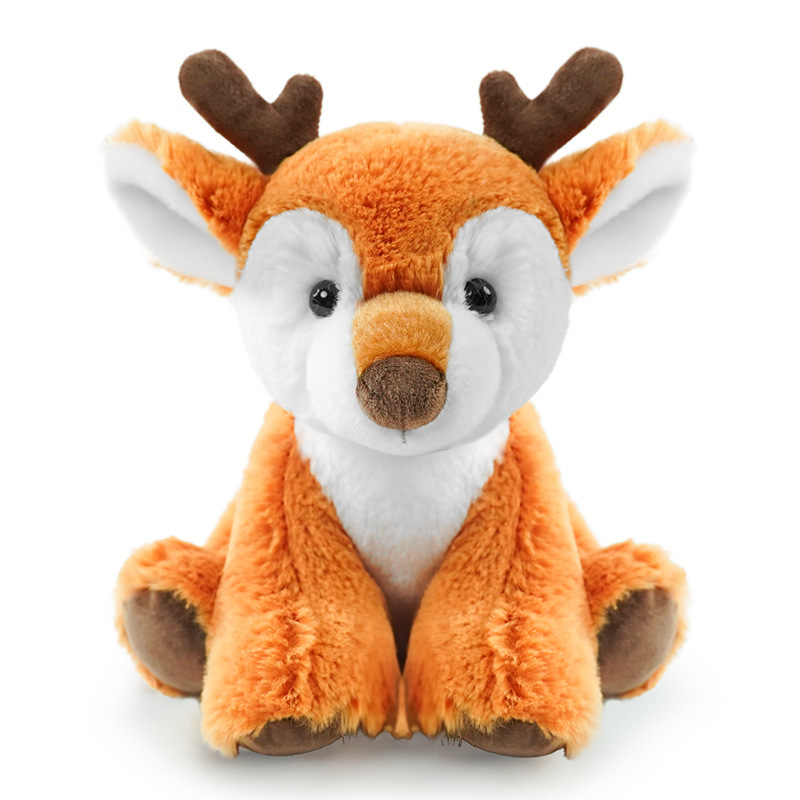 Cartoon Animal Series Plush Toy Wholesale Custom Soft Koala Polar Bear Sika Deer Bull Doll