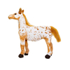 Custom Wholesale Child Toy Plush Stuffed Simulated Printing Horse Doll