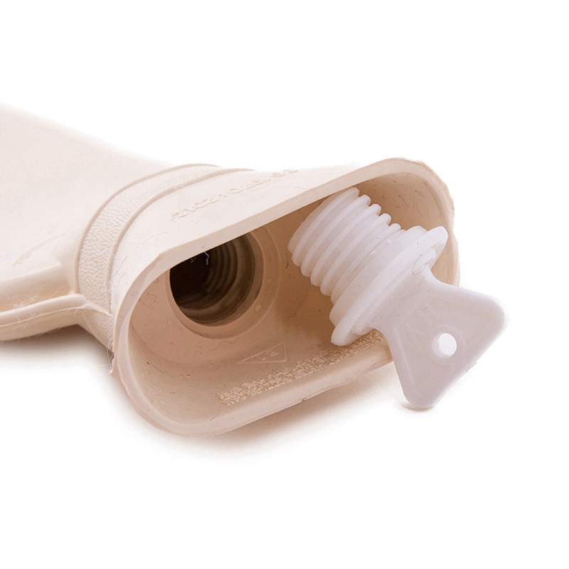 New Custom Winter Warm Plush Hot Water Bottle Cartoon Apple Toy