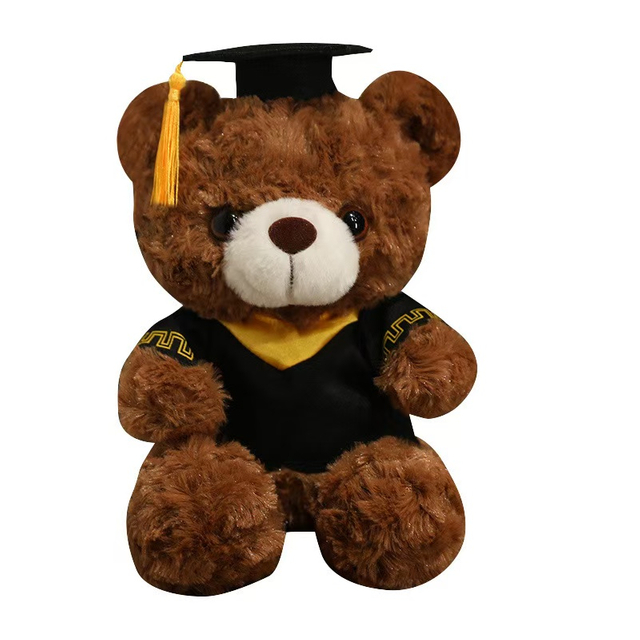 Custom Wholesale Plush Stuffed Soft Teddy Bear Toy Graduation Gift