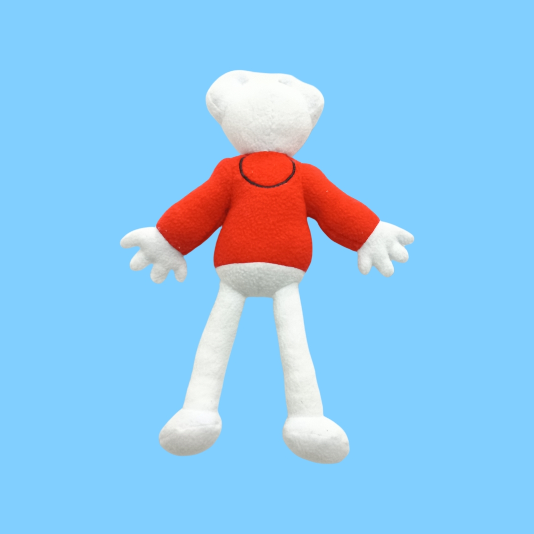 Red Hoody weird doll soft plush stuffed custom children toy