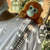 Custom Magnetic Shoulder Plush Toy Stuffed Cute Bird Doll