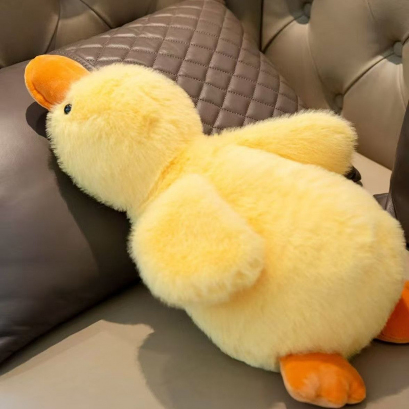 Custom Plush Pillow Soft Cute Duck Animal Toy Doll
