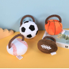 Creative Pet Plush Ball Series Dog Squeaky Chew Cotton Rope Toy