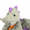  Gray Dragons Chew Guard Squeaky Plush Dog Toy