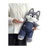High Quality Custom Plush Stuffed Cartoon Running Fox Husky Toy Child Gift