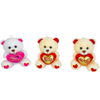 Custom Plush Stuffed Reflective Love Teddy Bear Toy Keychain