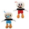 Cup Head Mug Shape Custom Design Plush Doll Soft Stuffed Embroidered Toys
