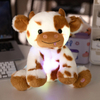 Custom LED Plush Toy Stuffed Animal Cow Doll for Gift