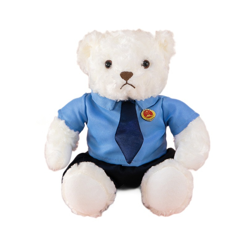 Event Gift Custom Plush Stuffed Prosecutor Judge Teddy Bear Toy Doll
