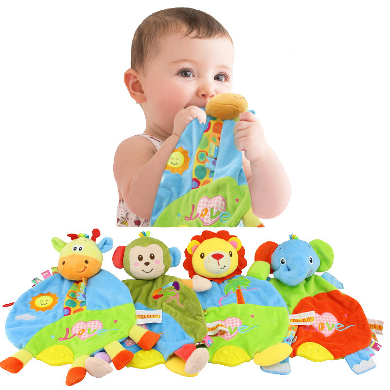 Plush Chewable Custom Animal Baby Toy Hand Puppet