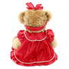 Wedding Dress Rose Color with Ribbon Soft Plush Gift Stuffed Animal CE Teddy Bear