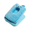 Blue soft bunny pillow plush stuffed with sponge kids sleeping toy cushion