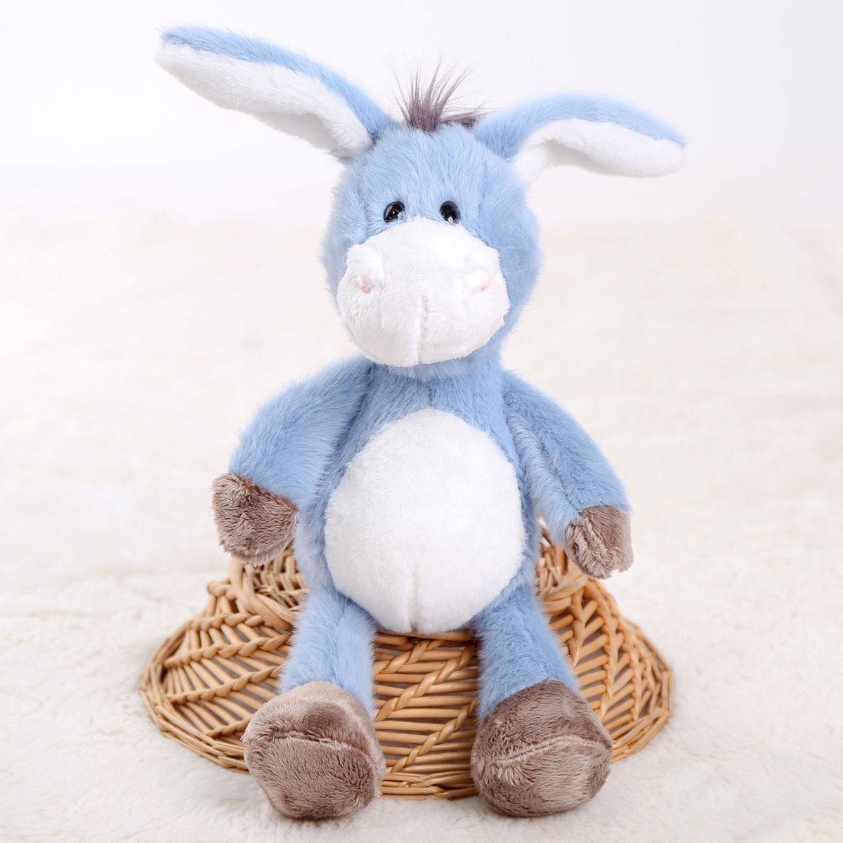 OEM Custom Plush Stuffed Cartoon Donkey Toy Doll Child Gift