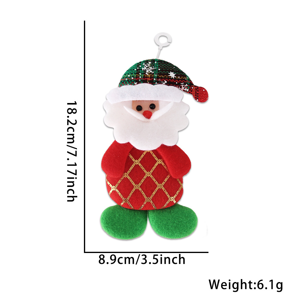Classic Wholesale Plush Christmas Tree Decoration Flannelette Pendant