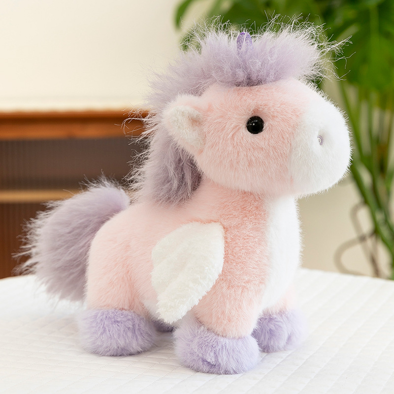 Wholesale Custom Plush Stuffed Simulated Furry Horse Toy Doll