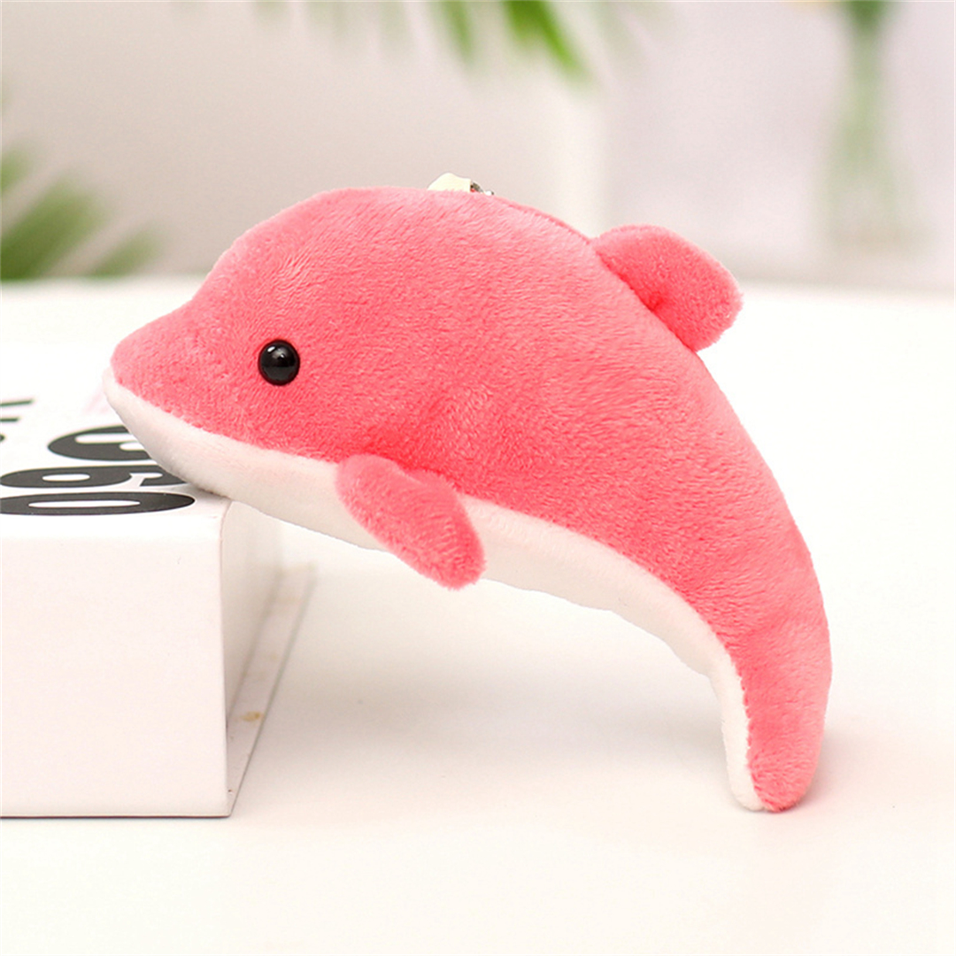 Dolphin Cheap Promotional Soft Stuffed Plush Keychain Mini Toys