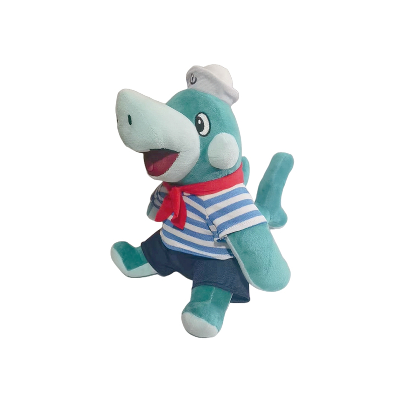 Shark Sea Animal Plush Stuffed Soft Custom CE Toy with Scarf