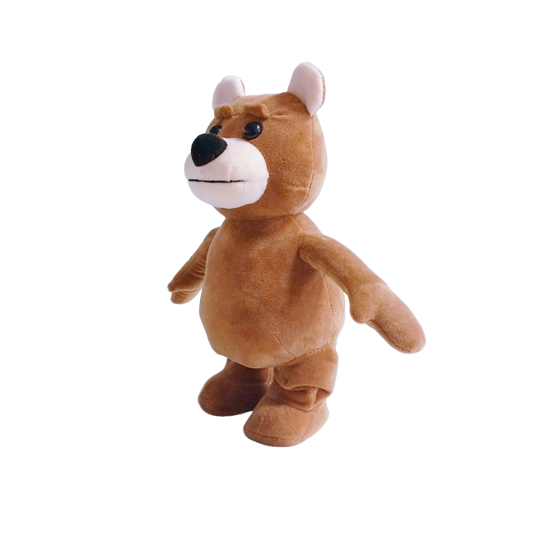 Brown Teddy Bear Electric Music Moving Plush Toy