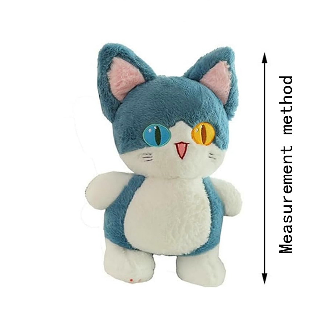 Crazy Plush Kitten with Shark Tail Stuffed Animals Gift Custom Toys