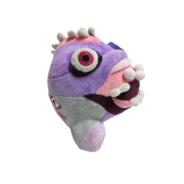 Monster purple weird plush four eyes stuffed animal custom CE gift soft toys