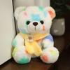 Custom Wholesale Plush Stuffed Colorful Teddy Bear Toy Doll
