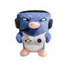 Jumbo Blue Navy Plush Penguin Custom Video Game Soft Stuffed Toy