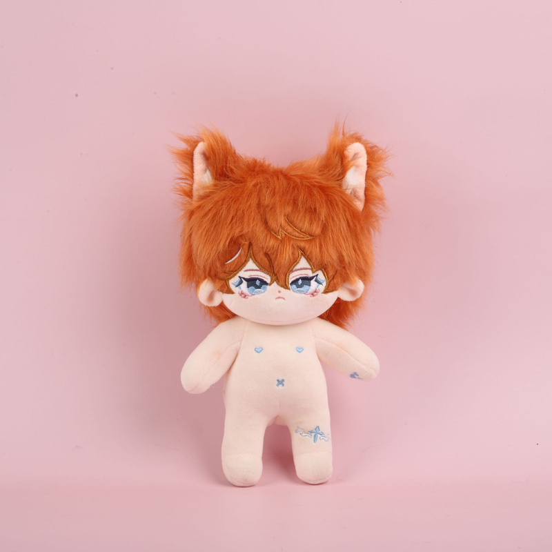 Cartoon Figure Naked Doll Custom Plush Soft Factory Stuffed Gift Toys