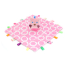 Baby Comforter Soft Soother Blanket with Teether Satin Label Infant Blanket