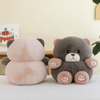 Katuni nzuri iliyotiwa vitu vya katuni, Bean Bear Toy Doll Zawadi ya Mtoto