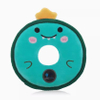 Custom Wholesale Plush Stuffed Pet Doughnuts Disc Dog Chew Squeaky Toy