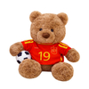 Wholesale Plush Stuffed Soft Fluffy Teddy Bear Toy Doll Gift with Customized Clothes