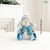 Creative Wholesale Plush Stuffed Cartoon Telescopic Santa Claus Toy Interactive Doll