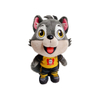 Grey Soft Smiling Wolf Plush Gifts Wholesale Mascot Animal Toys