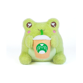 Cute Soft Plush Frog Lime Green Stuffed 6 Inches Coffee Toys