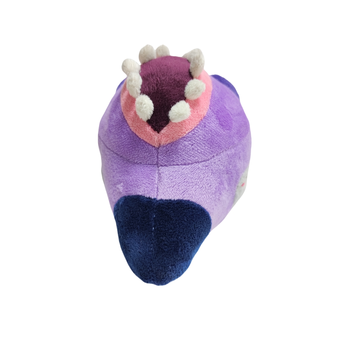 Monster purple weird plush four eyes stuffed animal custom CE gift soft toys