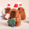 Christmas Plush Capabara Decoration Gift Kids Custom Wholesale Mascot Toys