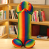 Rainbow Soft Pet Toys Stuffed Penis Plush Wholesale Sex Toy