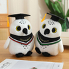 Custom Logo Plush Cartoon Graduation Owl Toy Doll School Souvenir