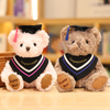 Custom Plush Stuffed Soft Graduation Teddy Bear Toy Doll Student Mascot