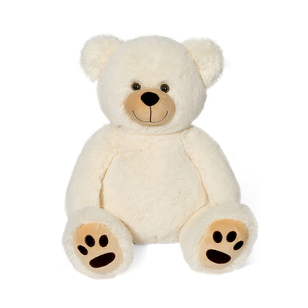 YD-X071 Nature Fur Soft Fluffy 20inch Big Size Sitting Animal Custom Plush Teddy Bear