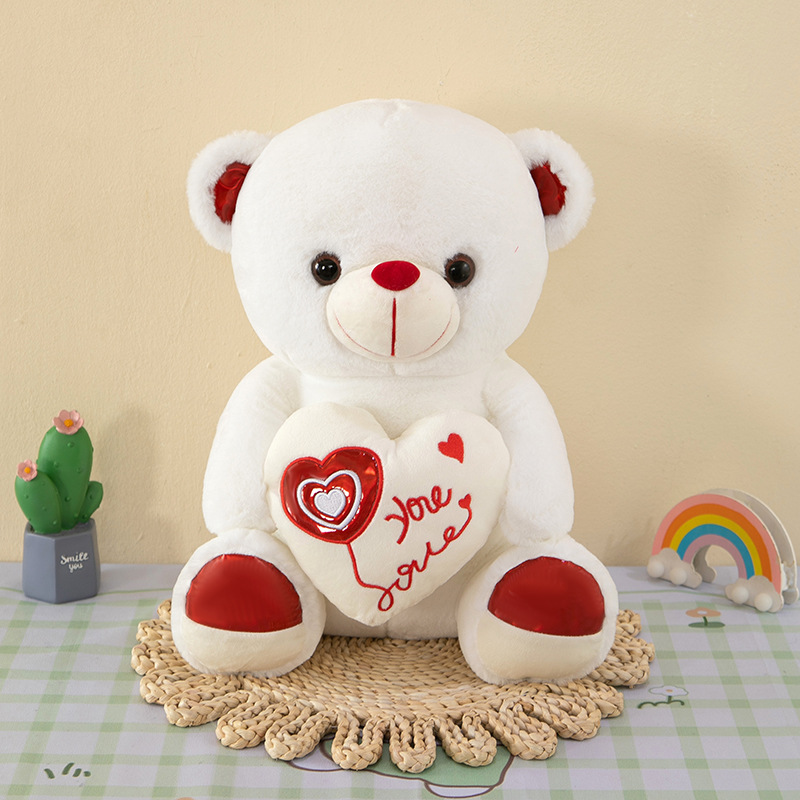 High Quality Custom Plush Stuffed Love Teddy Bear Toy Doll Valentine's Gift