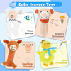 Custom Plush Stuffed House with Animals Baby Educational Toy Set
