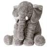 Grey 24inches Elephant Stuffed Animals Plush Toy Cushion Soft CE Custom Wholesale Pillow for Kids