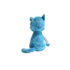Fluffy Blue Cat Plush Stuffed Custom Wholesale Sitting Animal Mascot To