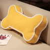 Custom Logo Cushion Plush Stuffed Bone Shape Fluffy Toy Pillow