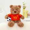 Wholesale Plush Stuffed Soft Fluffy Teddy Bear Toy Doll Gift with Customized Clothes